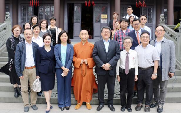 徐彙台商走訪上海寶地華泾鎮 寶殿甯國禅寺